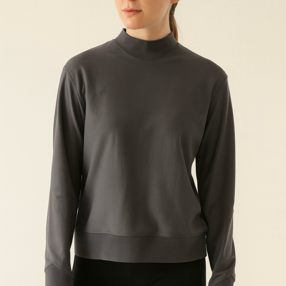 Indyeva Maglia Sweatshirt Gray night Comfy Sporty Athletic Minimalist S